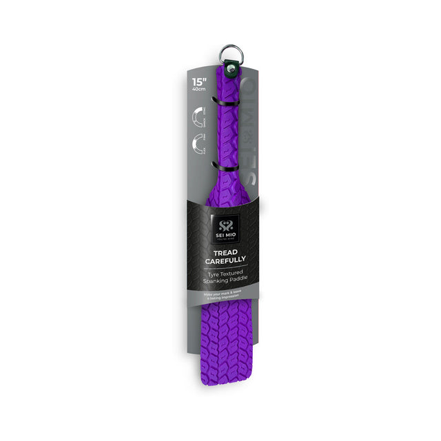 15" Tyre Textured Spanking Paddle Purple