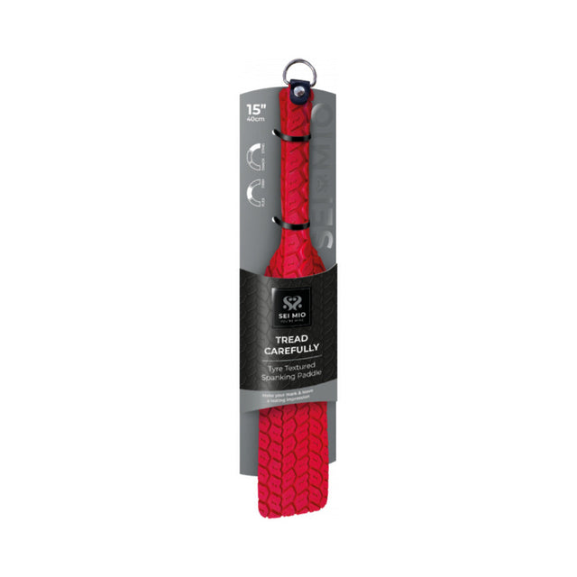 15" Tyre Textured Spanking Paddle Red