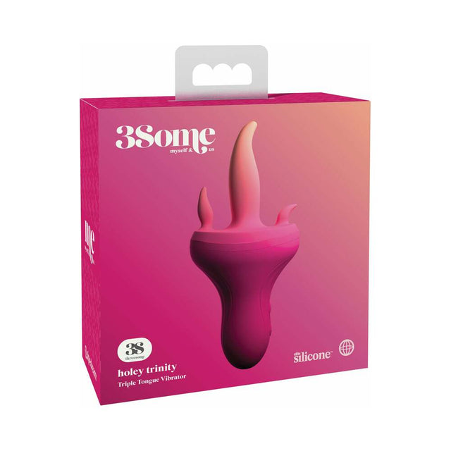 3Some Holey Trinity Triple Tongue Vibrator