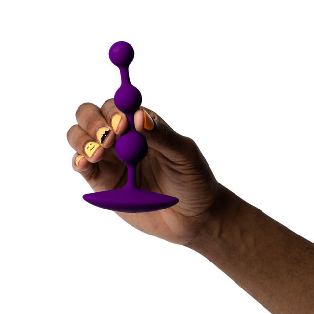 Amp Silicone Anal Plug Dark Purple Dark Purple