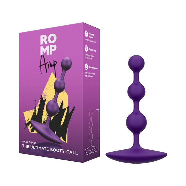 Amp Silicone Anal Plug Dark Purple Dark Purple