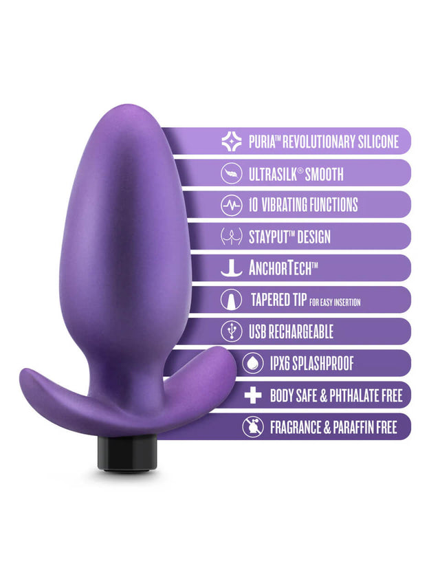Anal Adventures Matrix Excelsior Plug Astro Violet