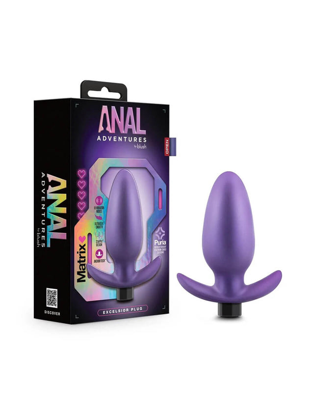 Anal Adventures Matrix Excelsior Plug Astro Violet