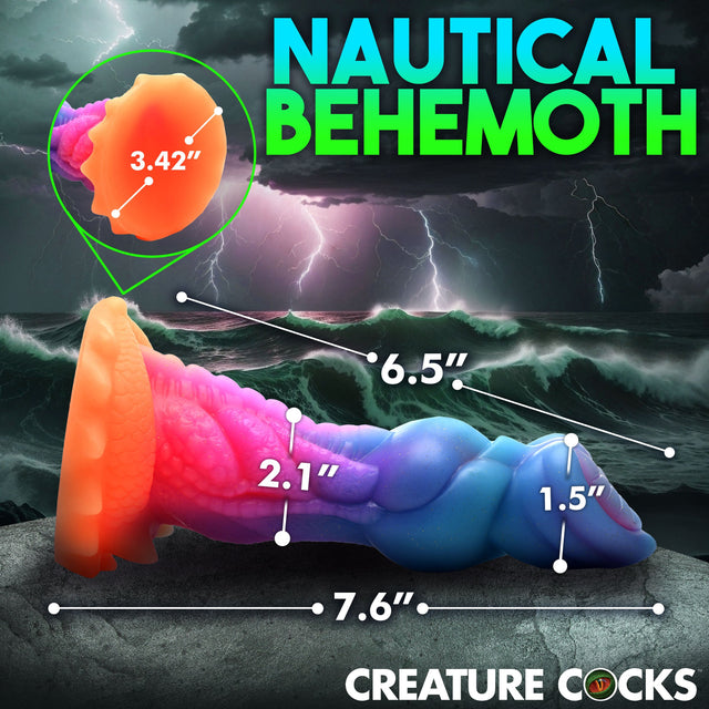 Aqua-cock Glow-in-the-dark 7.5" Dildo