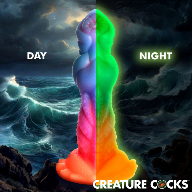 Aqua-cock Glow-in-the-dark 7.5" Dildo