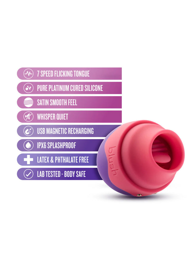 Aria Flutter Tongue Vibrator Purple