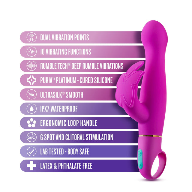 Aria Naughty AF Dual Stimulation Vibrator