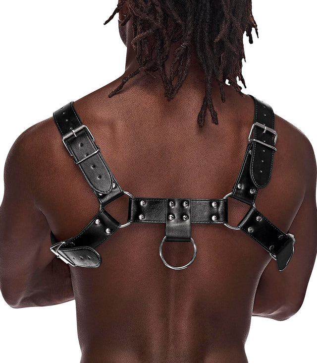 Aries Leather Harness Black