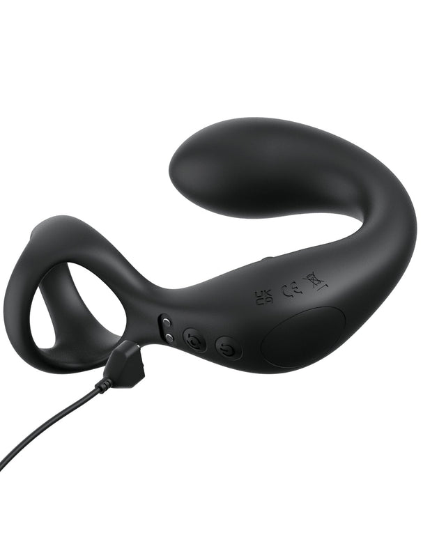 Ass-gasm Taint-alizer P-Spot Vibrator Black