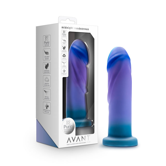 Avant Midnight Rendezvous Ocean Blue Dildo