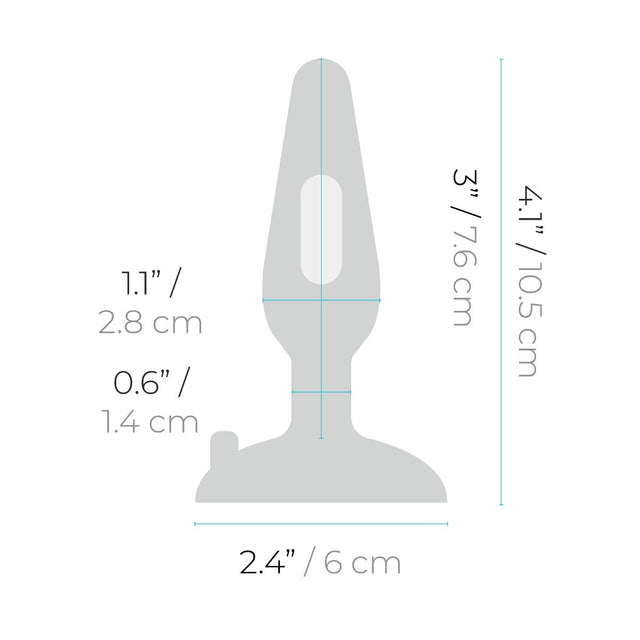 Beginner's Vibrating Butt Plug Pink