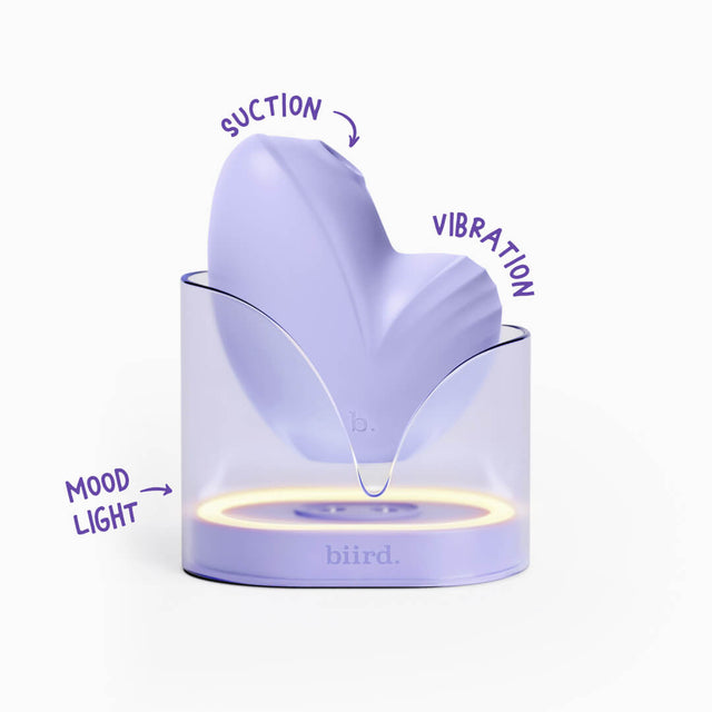 Biird Namii Suction & Vibration Stimulating Vibrator Lilac
