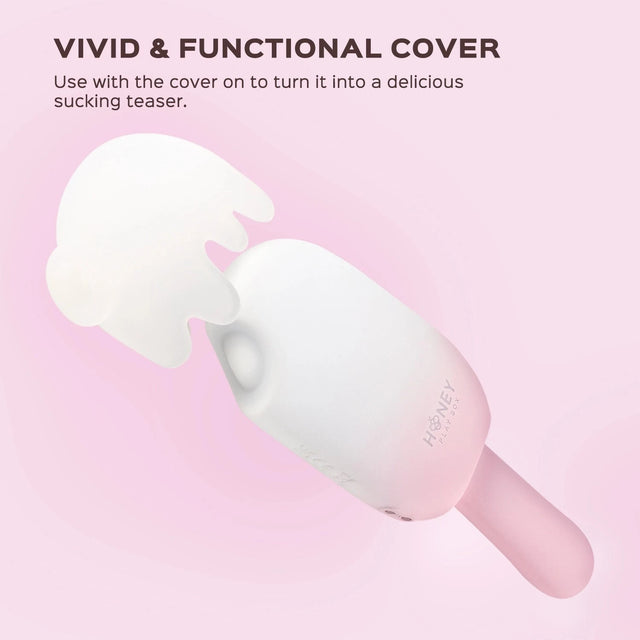 Bite Me Sucking, Tapping & Vibrating Cream Pop Vibrator