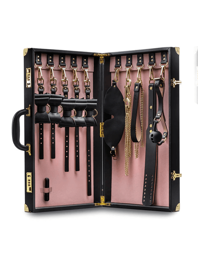 Blush Temptasia Safe Word Bondage Kit With Suitcase