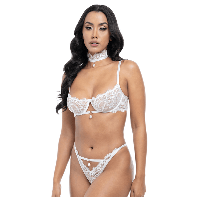 Bridal Perla Lace Bra Set
