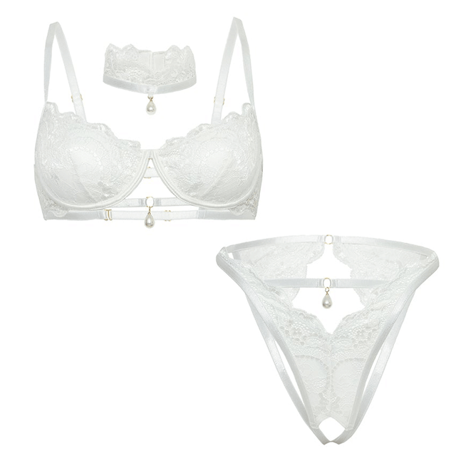 Bridal Perla Lace Bra Set