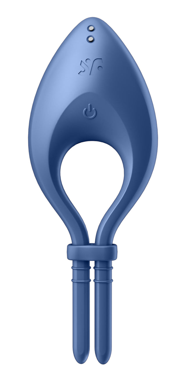 Bullseye Cock Ring Vibrator Blue