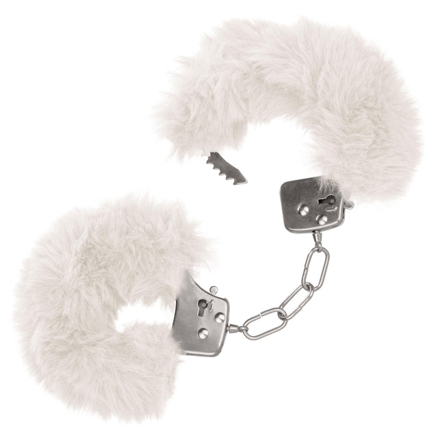 CalExotics Ultra Fluffy Furry Cuffs White