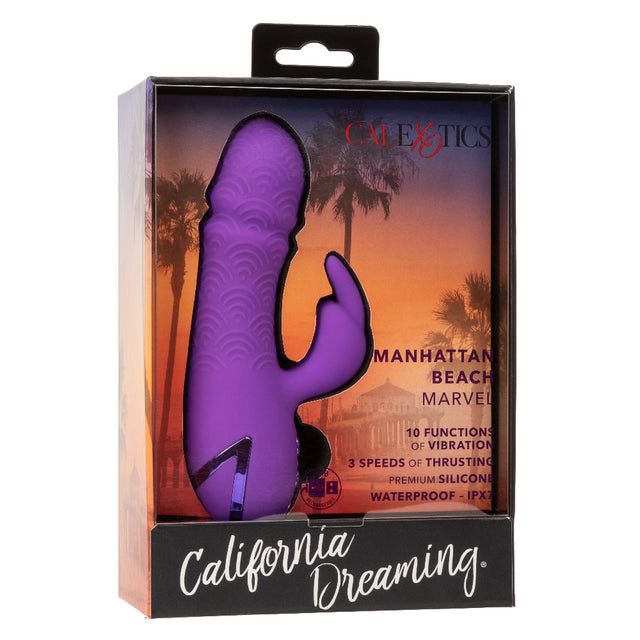California Dreaming Manhattan Beach Marvel Dual Vibrator Purple