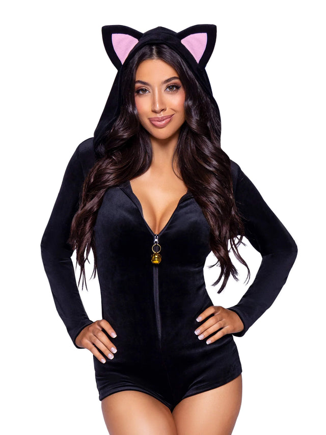 Comfy Cat Romper Black / Small