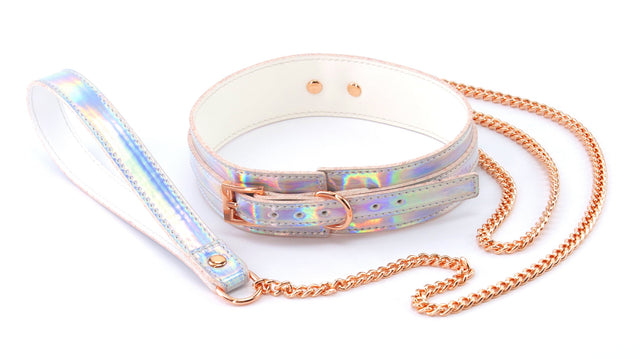 Cosmo Bondage Holographic Collar and Leash