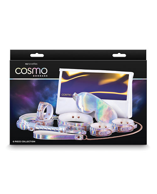 Cosmo Holographic 6-Piece Bondage Set Iridescent