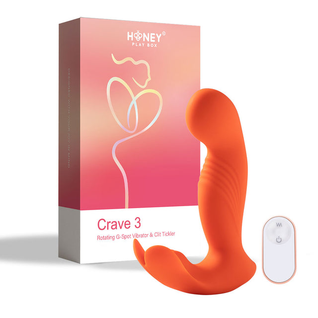 Crave 3 G-Spot and Clit Vibrator Orange