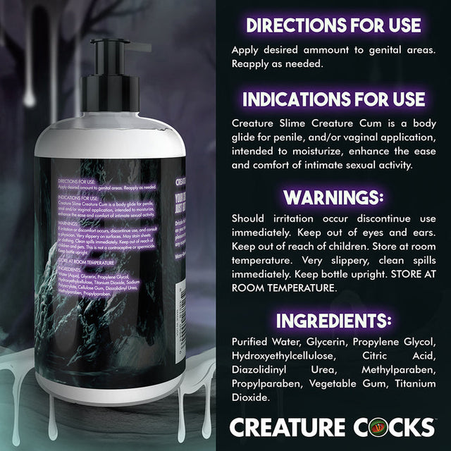 Creature Slim Creature Cum Unscented Jizz Lubricant