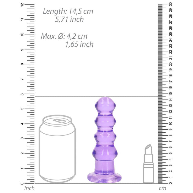 Crystal Clear Curvy 5.5" Dildo Plug