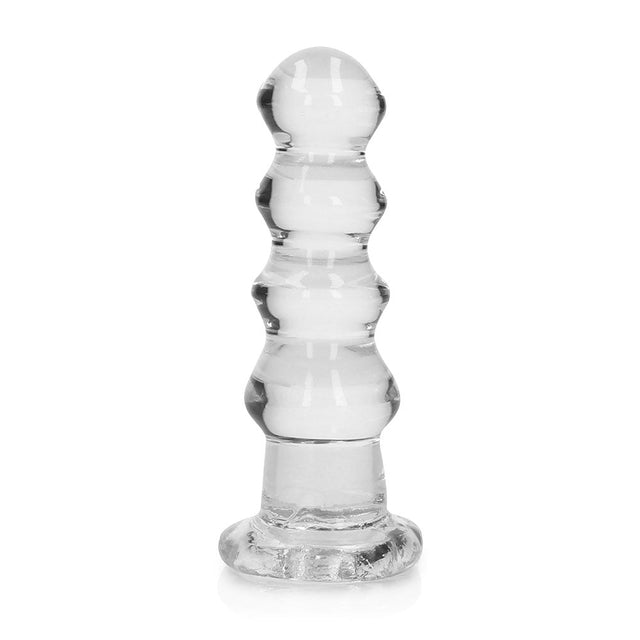 Crystal Clear Curvy 5.5" Dildo Plug Clear
