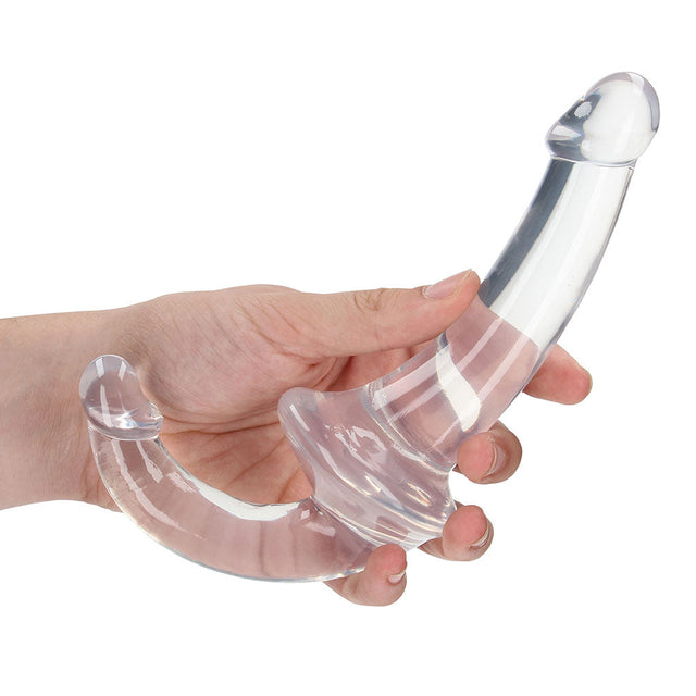 Crystal Clear Strapless Strap-On Dildo