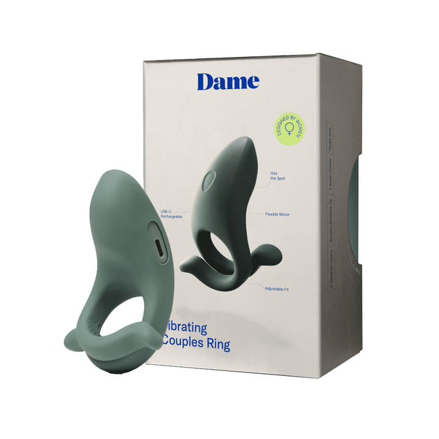 Dame Hug Vibrating Couples Ring