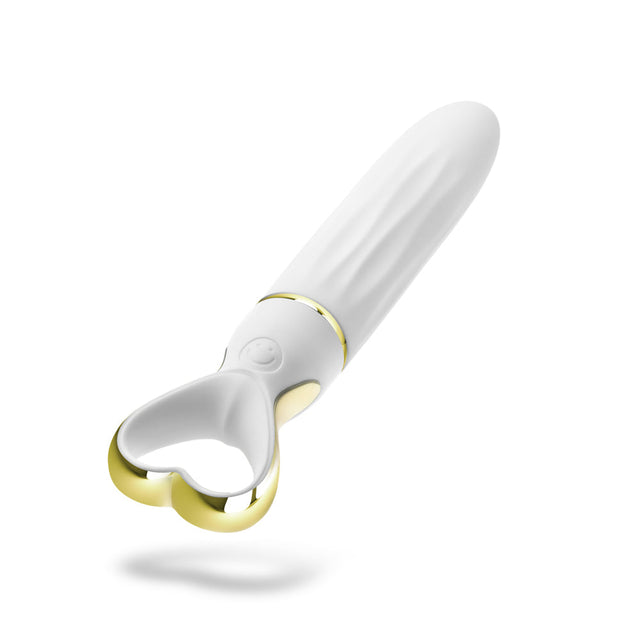 Delice Heartthrob Vibrating Massager White Bouquet