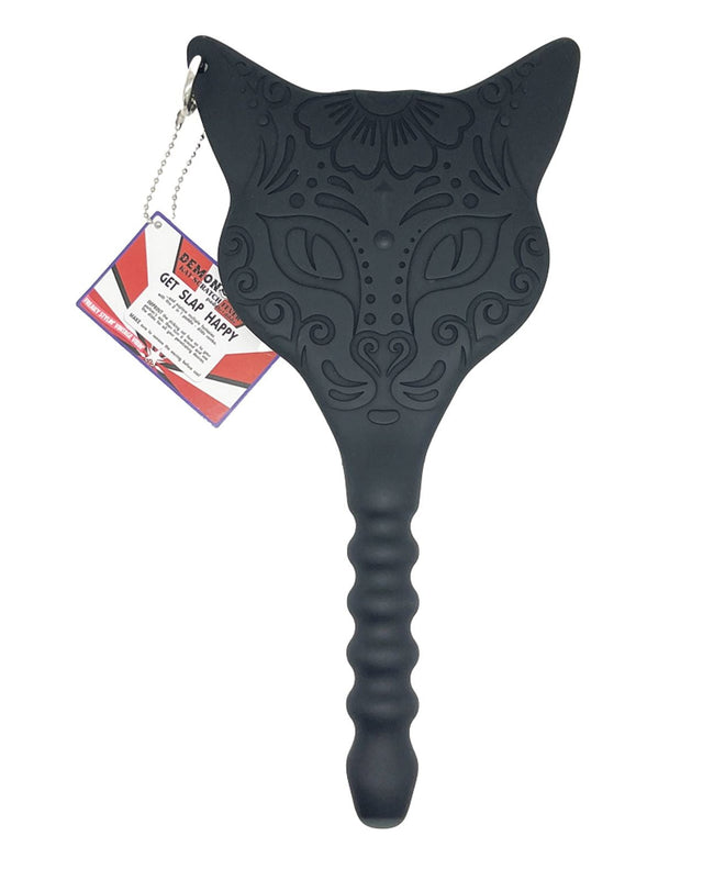 Demon Kat Paddle & Dildo Combo Black