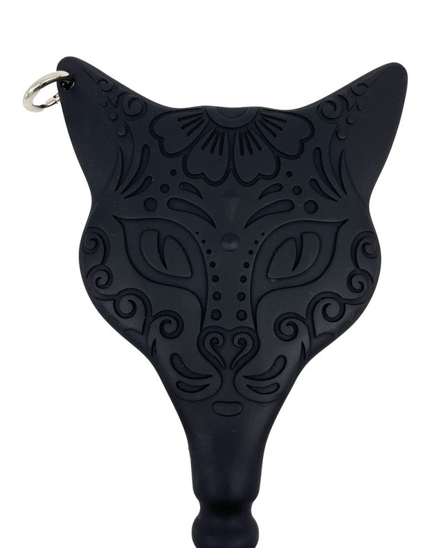 Demon Kat Paddle & Dildo Combo Black