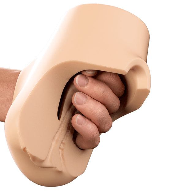 Double Pounder Vibrating Squeeze Stroker