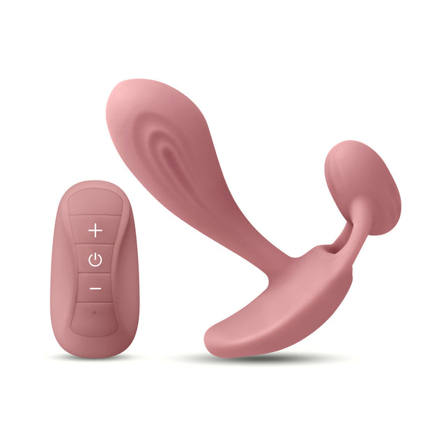 Echo Insertable Vibe with Remote Dusty Rose