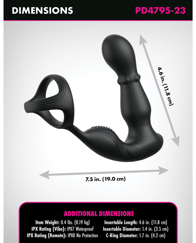 Elite Ass-gasm Slide & Glide Black Black