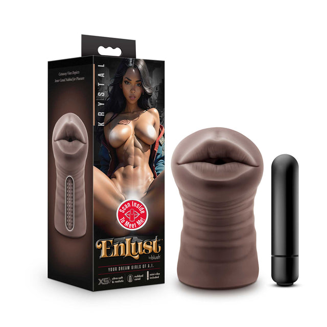 EnLust Krystal Vibrating Pocket Masturbator