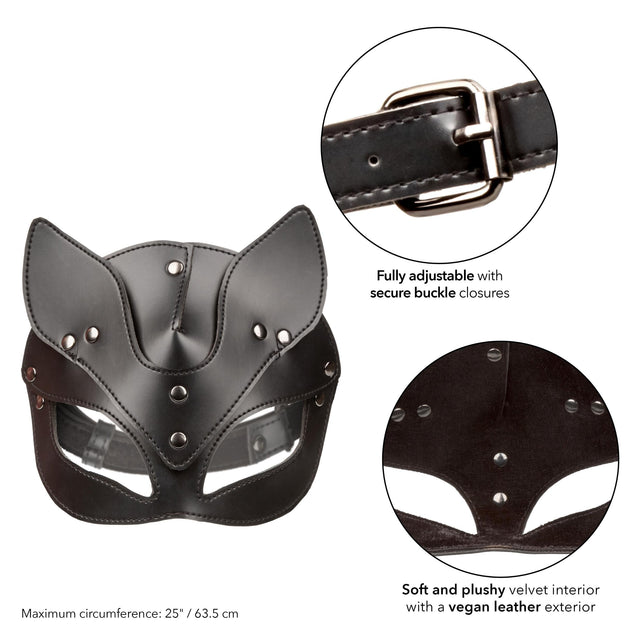 Euphoria Collection Cat Mask Black