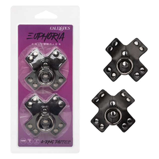 Euphoria Collection O-Ring Pasties - Black Black