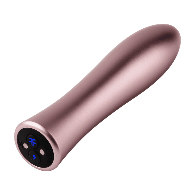 FemmeFunn Bougie Bullet Rechargeable Aluminum Vibrator Rose Gold