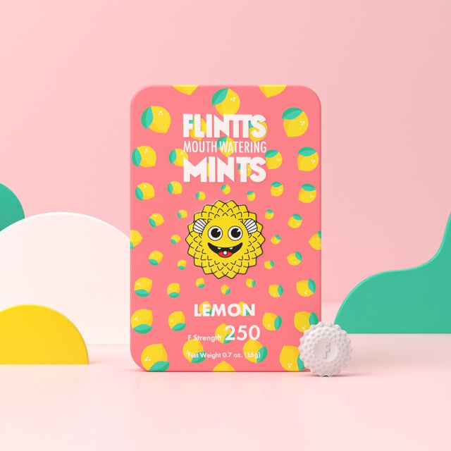 Flintts Mouth Watering Mints Lemon - F-Strength 250