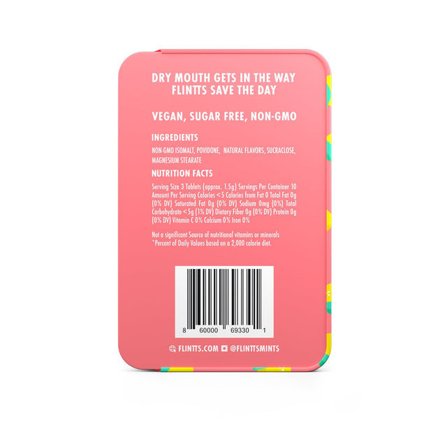 Flintts Mouth Watering Mints Lemon - F-Strength 250