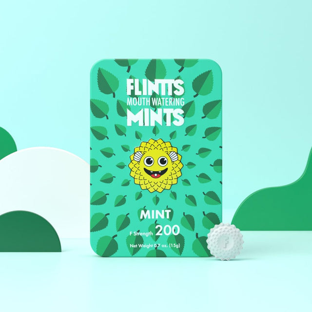 Flintts Mouth Watering Mints
Mint - F-Strength 200