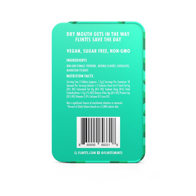 Flintts Mouth Watering Mints
Mint - F-Strength 200