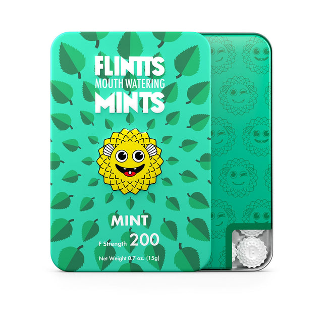 Flintts Mouth Watering Mints
Mint - F-Strength 200
