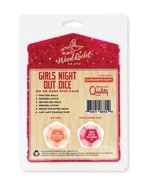 Girls Night Out Do or Dare Dice Game