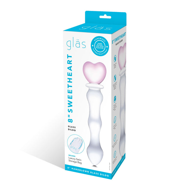 Glas 8 Inch Sweetheart Glass Dildo