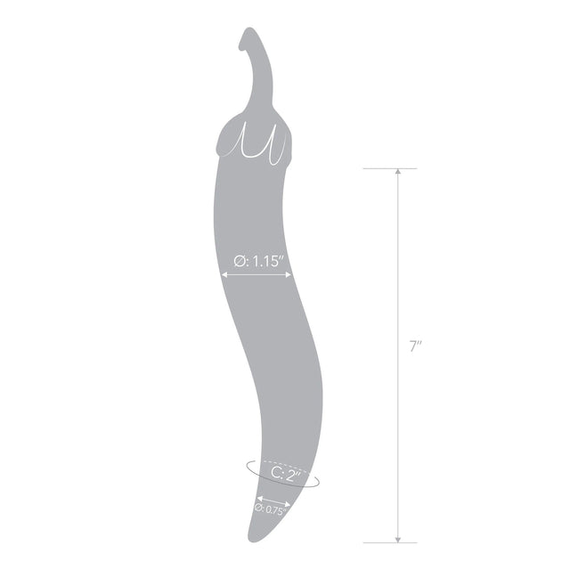 Glas Chili Pepper Dildo